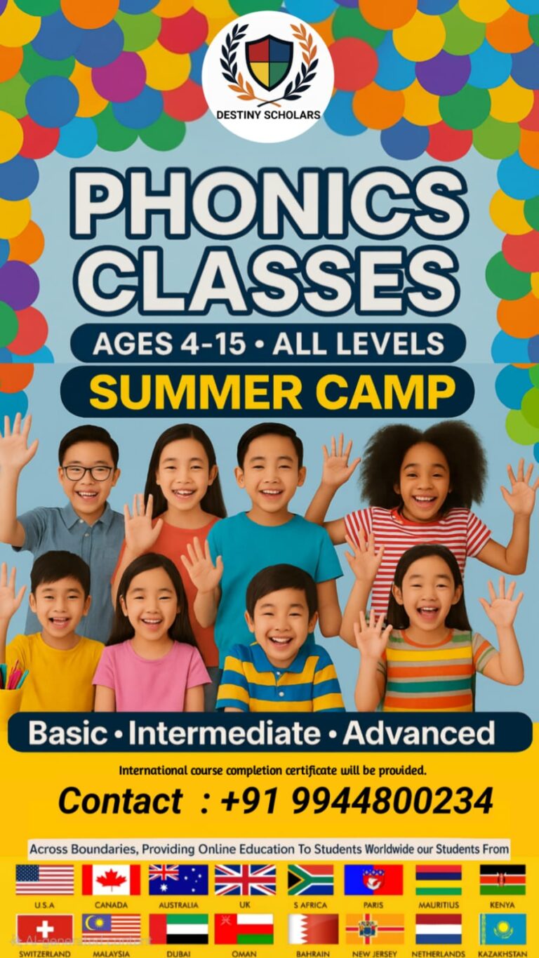 English Grammar Tuition for Kids in Theni